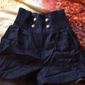 High waisted shorts